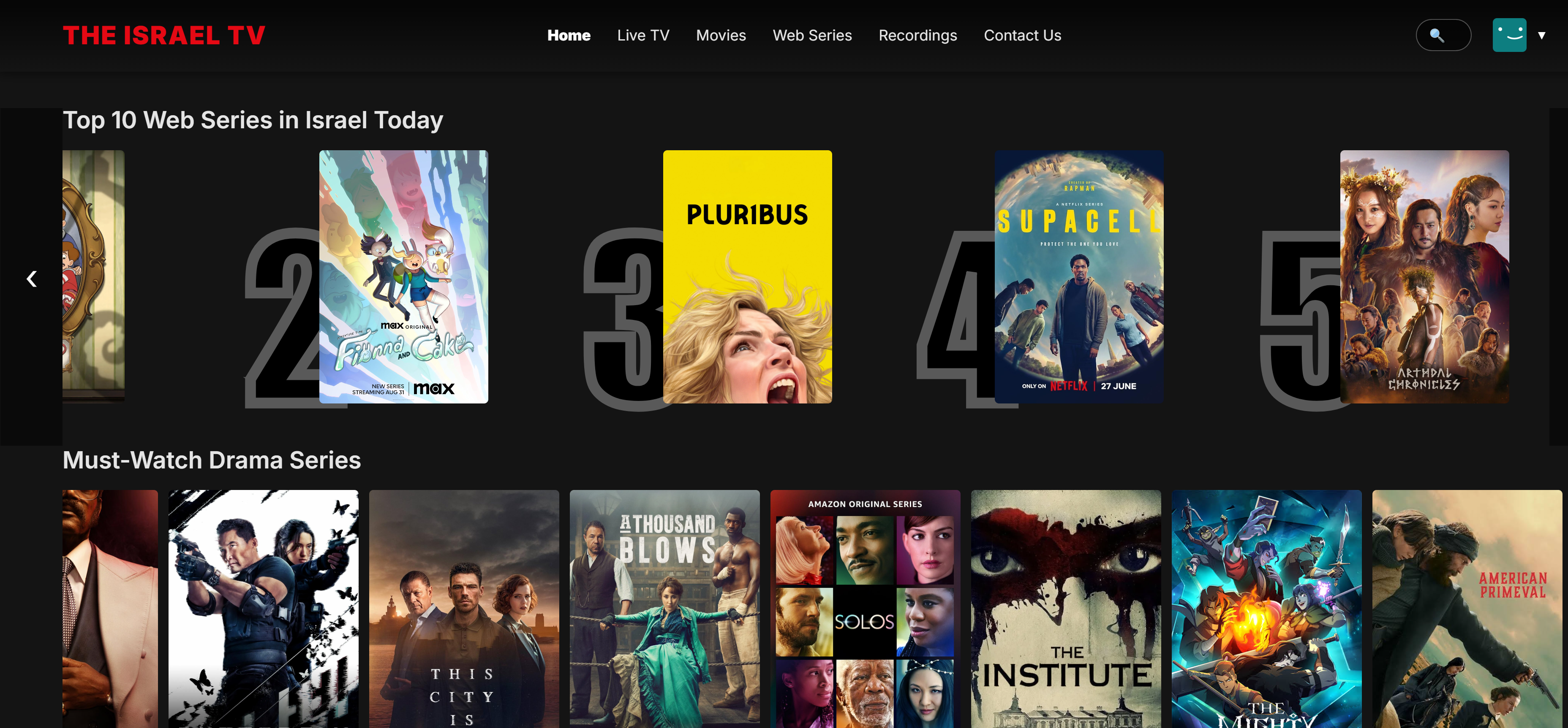 The Blue Flames OTT Platform